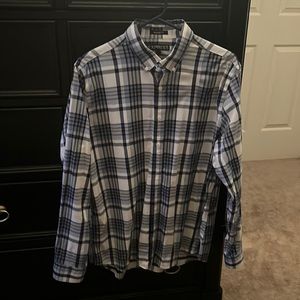 Express Modern Fit button down shirt L 16-16.5